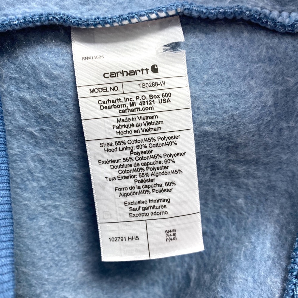 女/青少年-Carhartt 刷毛帽 T。522-001。$1180-細節圖2