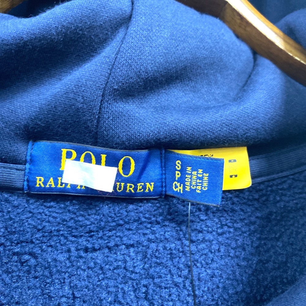 男-熊熊搖粒連帽 T 恤(有口袋)-細節圖3