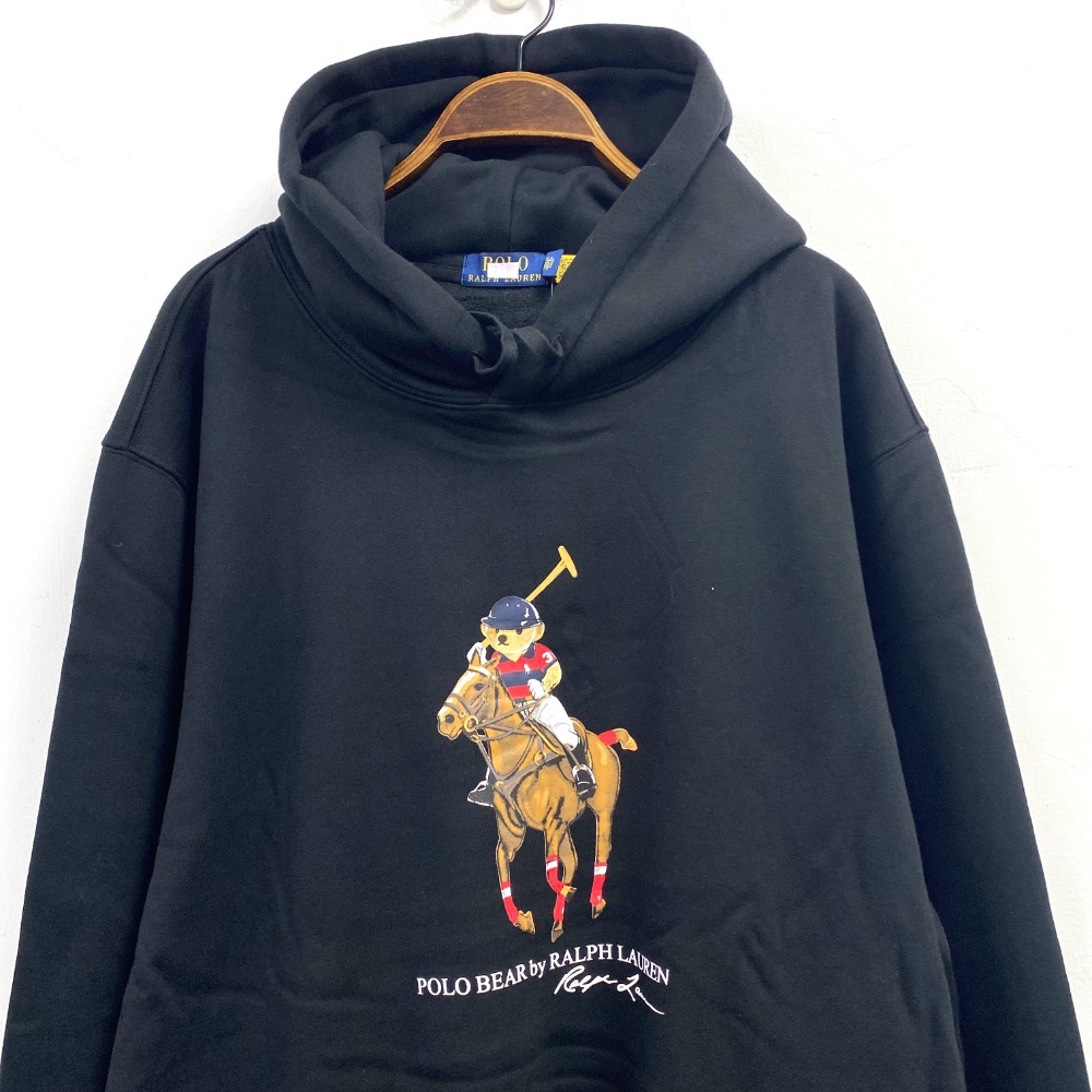 男-熊熊搖粒連帽 T 恤(有口袋)-規格圖11