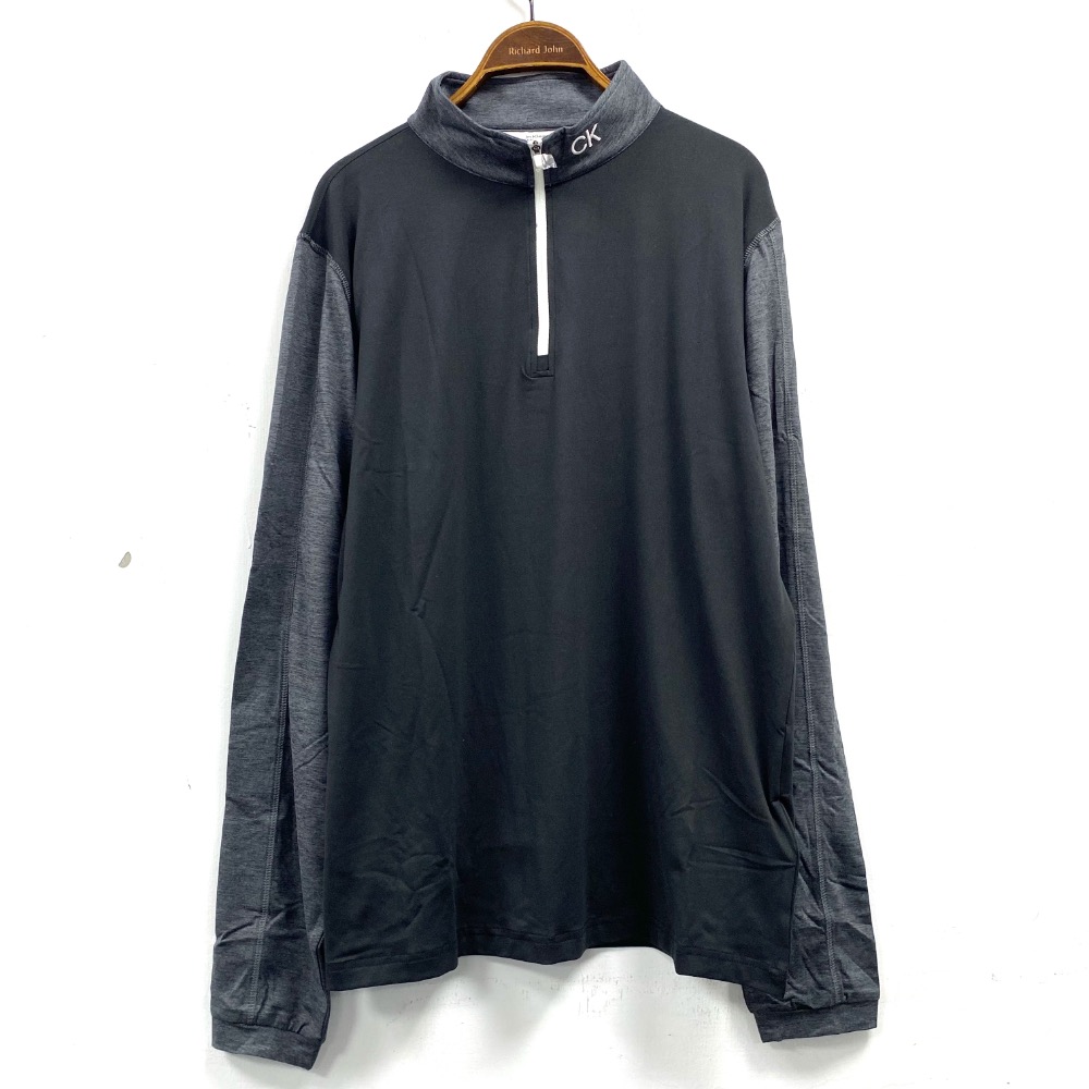 男-CK GOLF 排汗半開衫。421-001A。$590-細節圖5