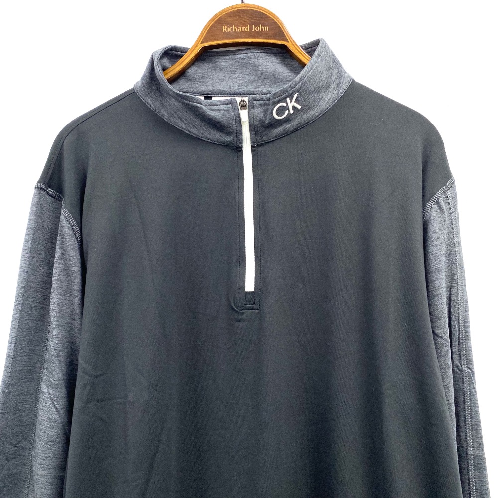 男-CK GOLF 排汗半開衫。421-001A。$590-細節圖6