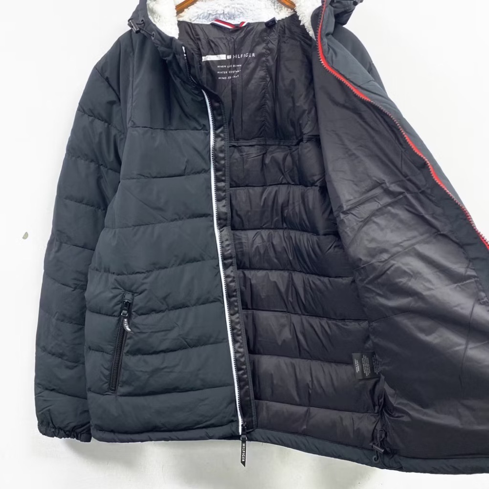 男-TOM 防風連帽舖棉外套-細節圖5