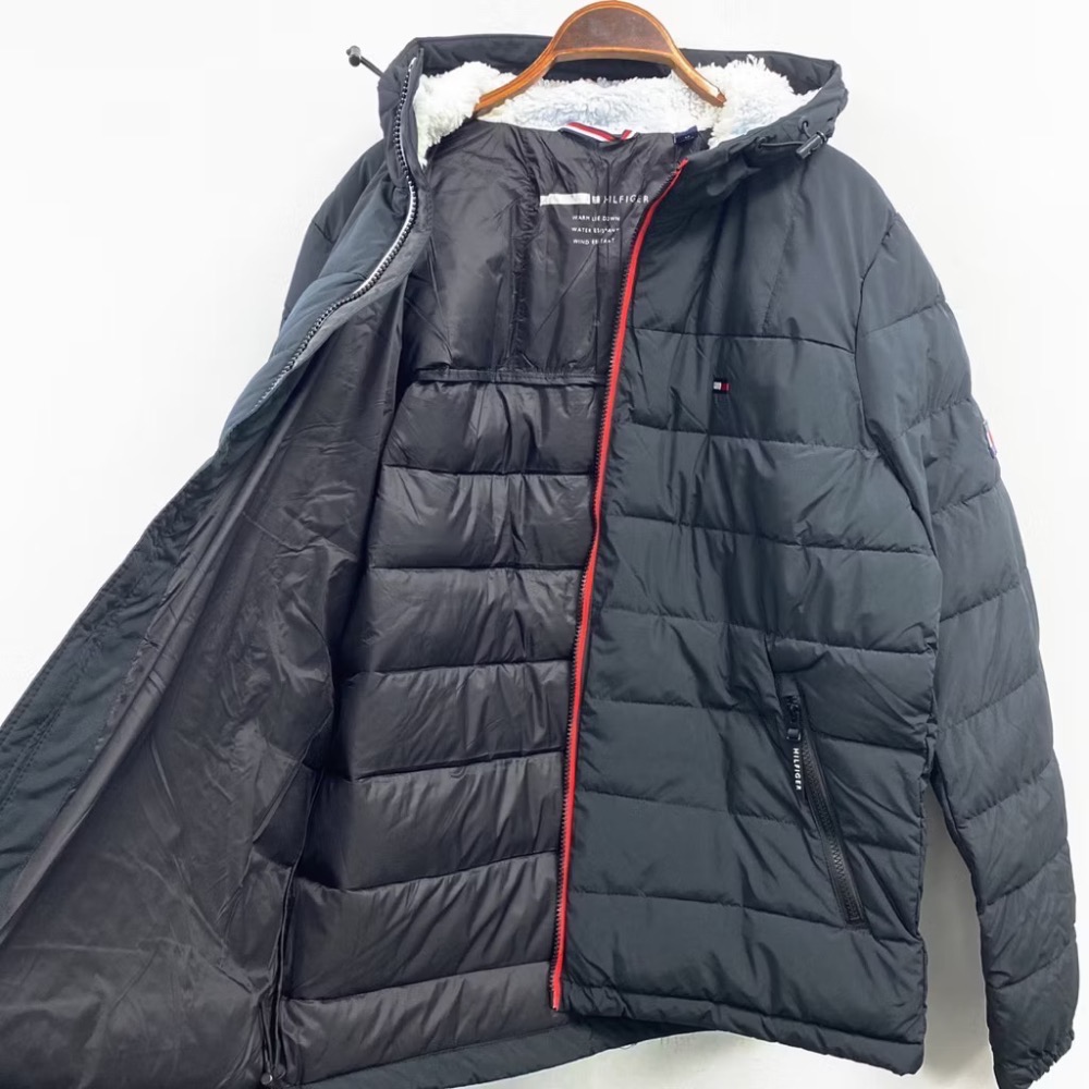 男-TOM 防風連帽舖棉外套-細節圖6