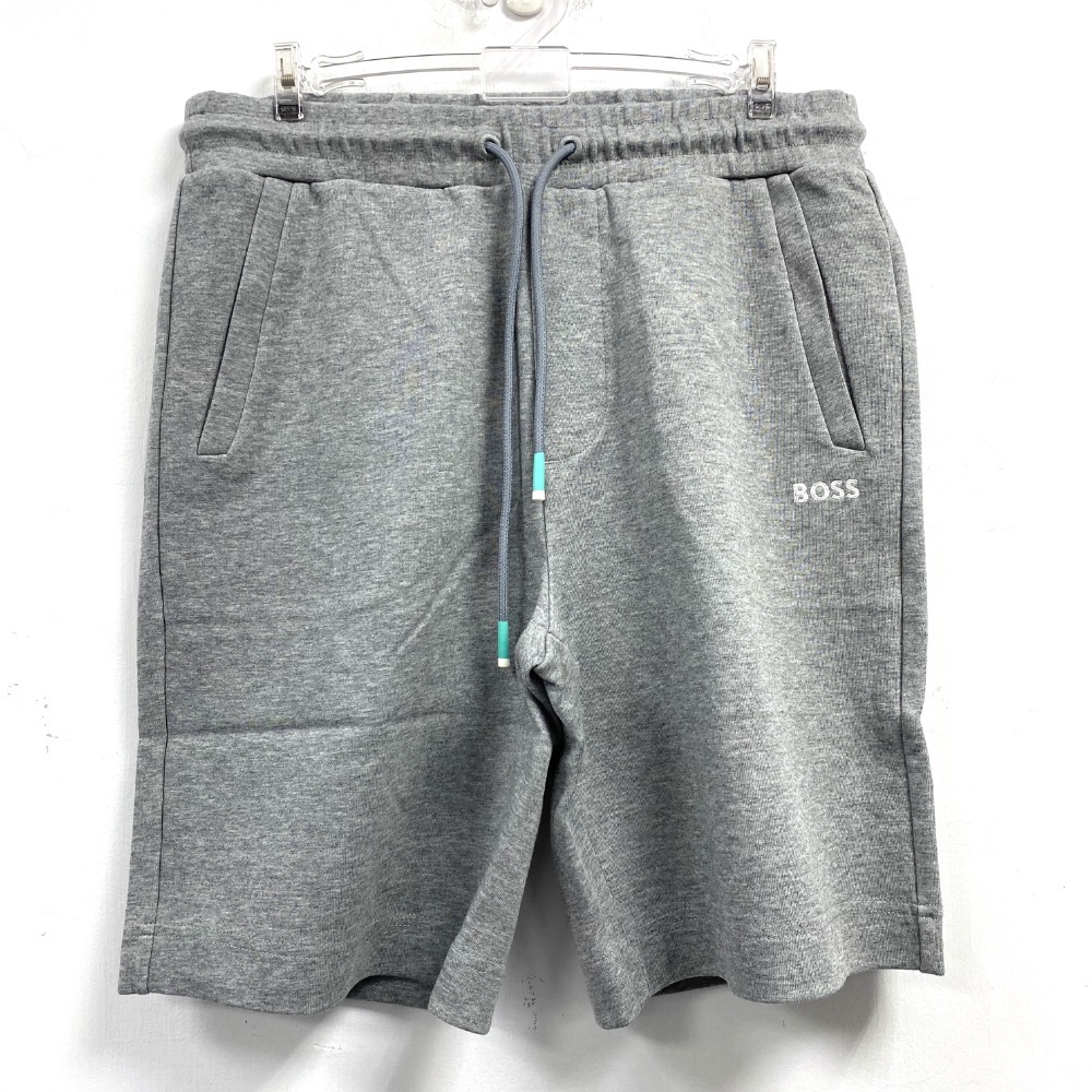 男-BOSS 毛巾布休閒短褲-細節圖8