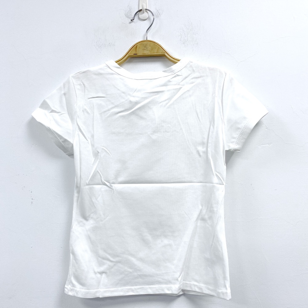 女- ACNE 繡花合身棉 T-細節圖3