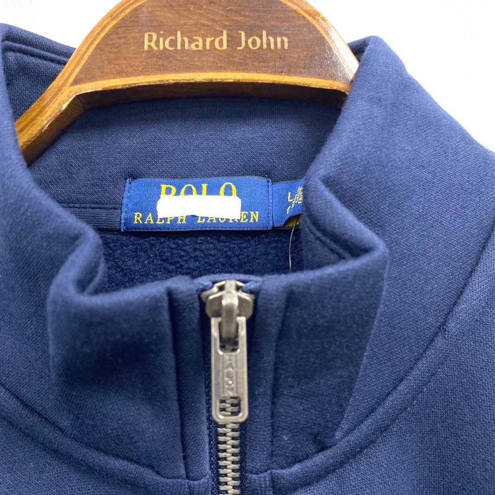 男- RL搖粒絨立領半開T 恤(有口袋)-細節圖2