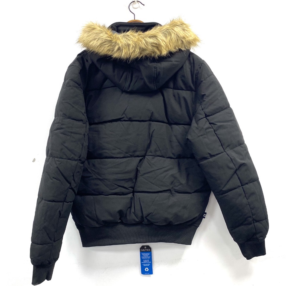 男-NA 連帽舖棉保暖外套-細節圖2