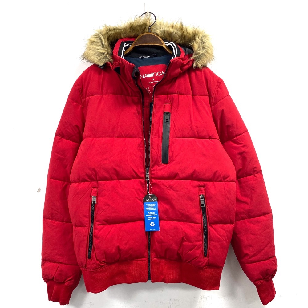 男-NA 連帽舖棉保暖外套-細節圖9