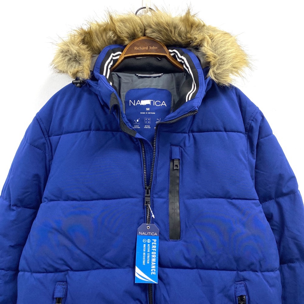 男-NA 連帽舖棉保暖外套-規格圖11