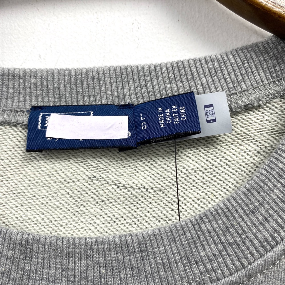 女-可愛熊寬版毛巾布圓領大學 T-細節圖3