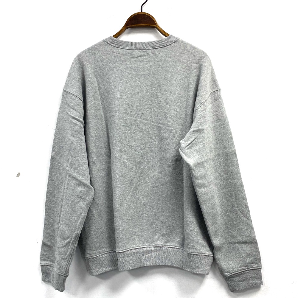 女-可愛熊寬版毛巾布圓領大學 T-細節圖4