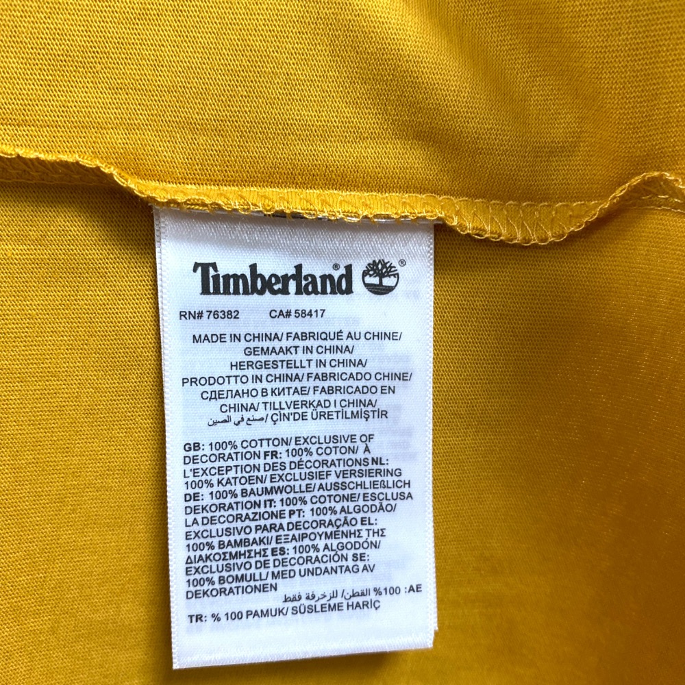 男-Timberland印花圓領棉 T。511-017。$690-細節圖4