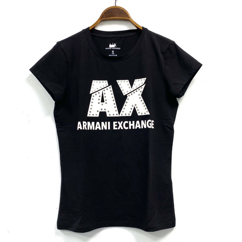 女-AX 亮片棉質圓領T-細節圖4