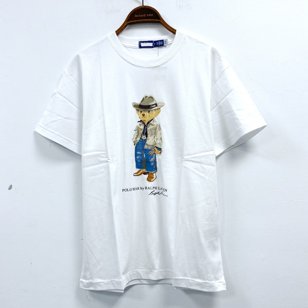 女- 可愛熊印花圓領 T 恤。512-011。$690-細節圖4