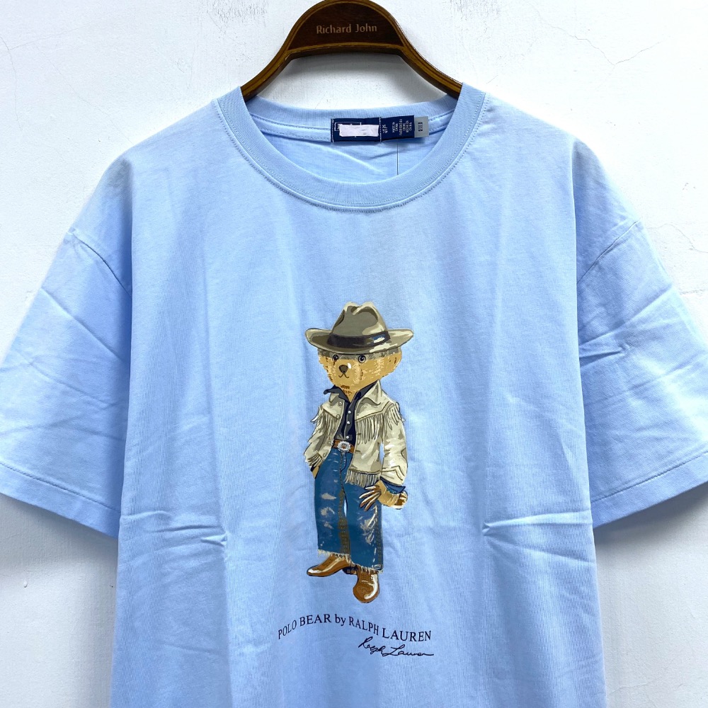 女- 可愛熊印花圓領 T 恤。512-011。$690-規格圖5