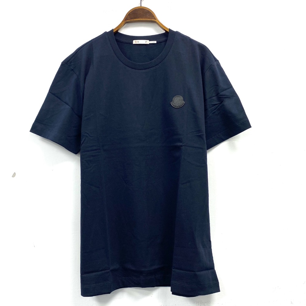 男-MO 皮標素色棉 T-細節圖7