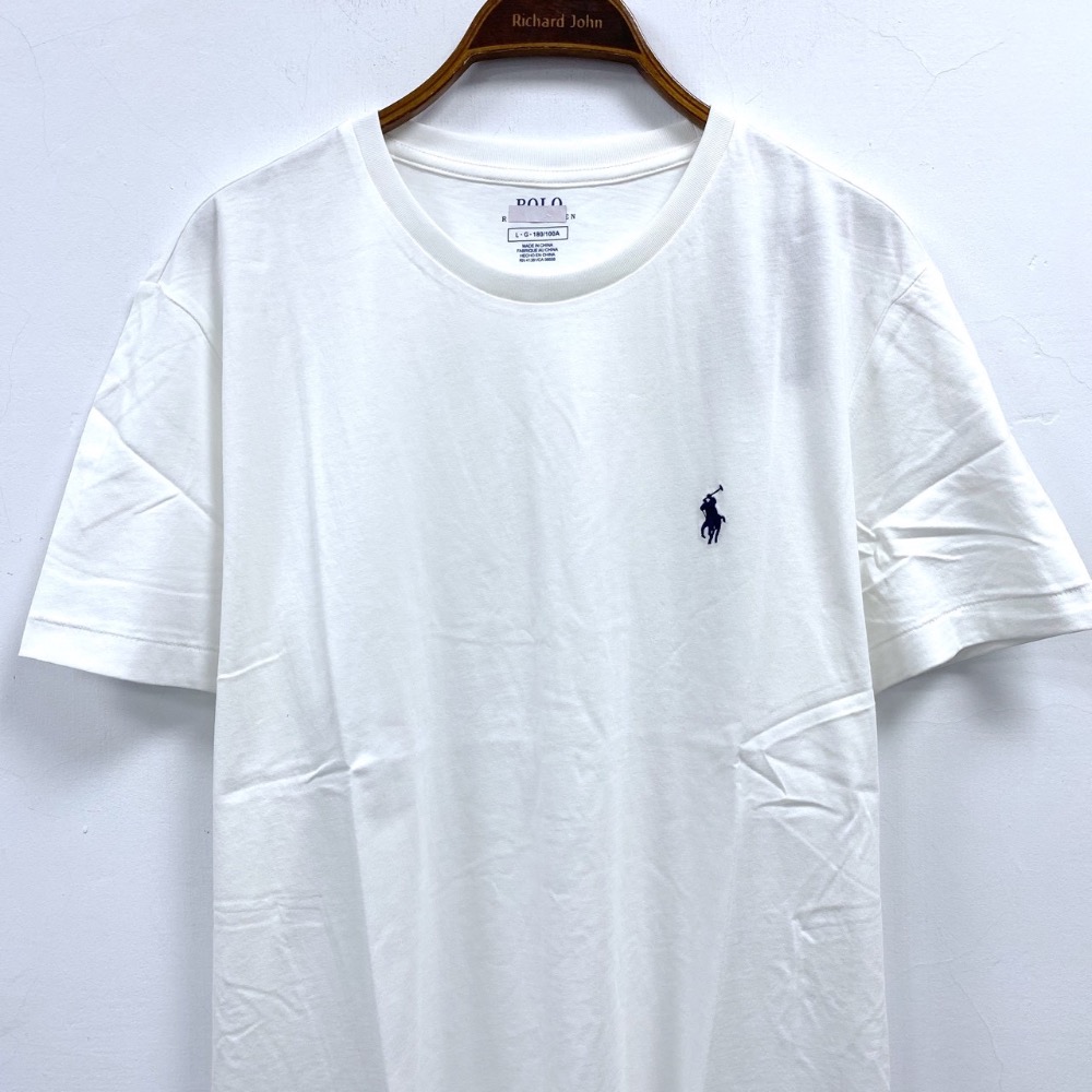 男- 素色絲光棉圓領棉 T-細節圖5