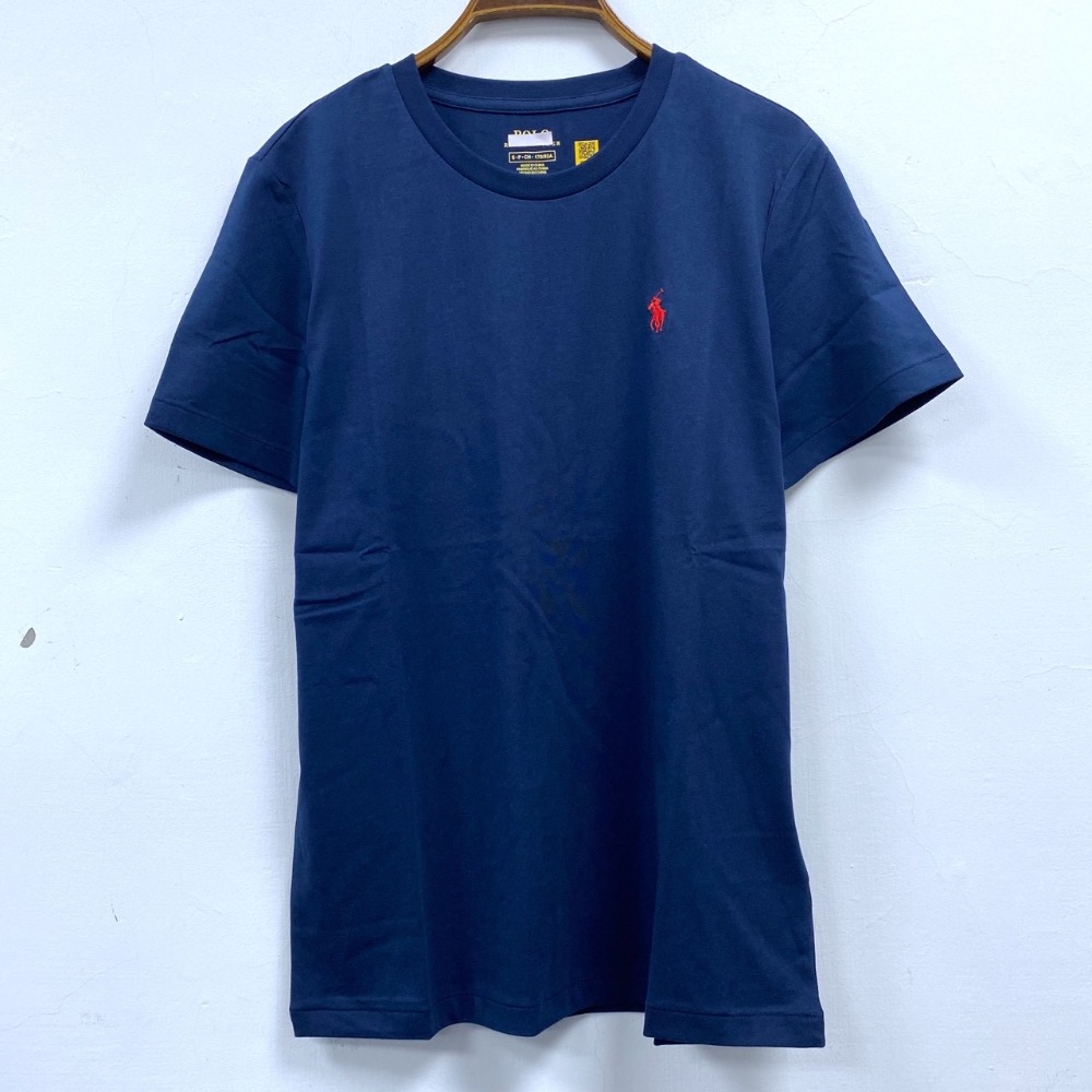 男- 素色絲光棉圓領棉 T-細節圖8