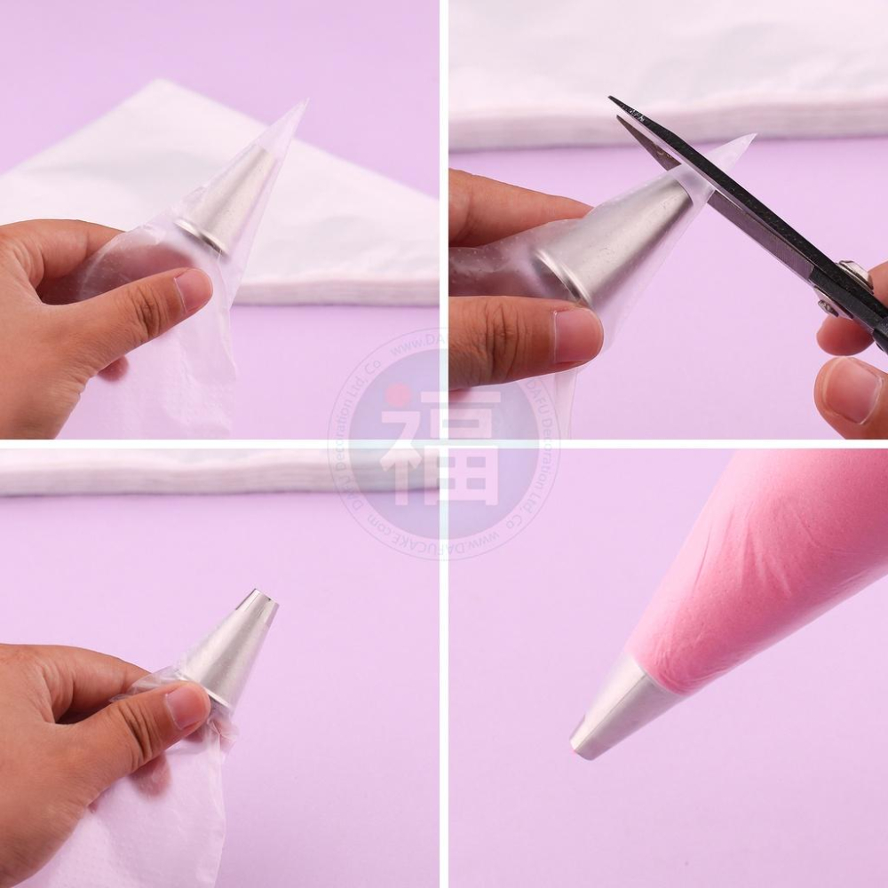 【專業防滑 擠花袋】 100入/包 (有各尺寸可選) 多款 擠花 裱花袋 奶油霜 裱花 餅乾 蛋糕 烘焙工具 拋棄式擠花-細節圖4