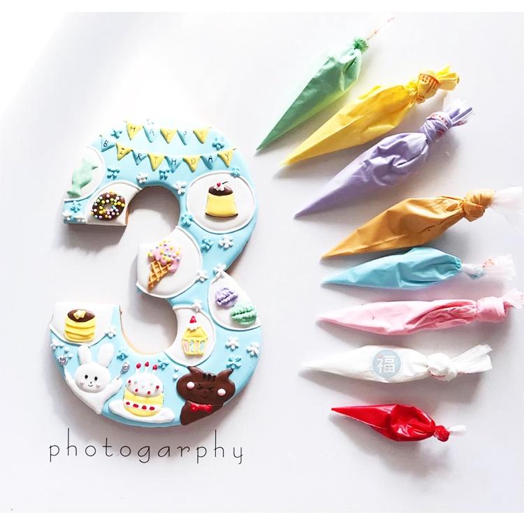 【專業防滑 擠花袋】 100入/包 (有各尺寸可選) 多款 擠花 裱花袋 奶油霜 裱花 餅乾 蛋糕 烘焙工具 拋棄式擠花-細節圖5