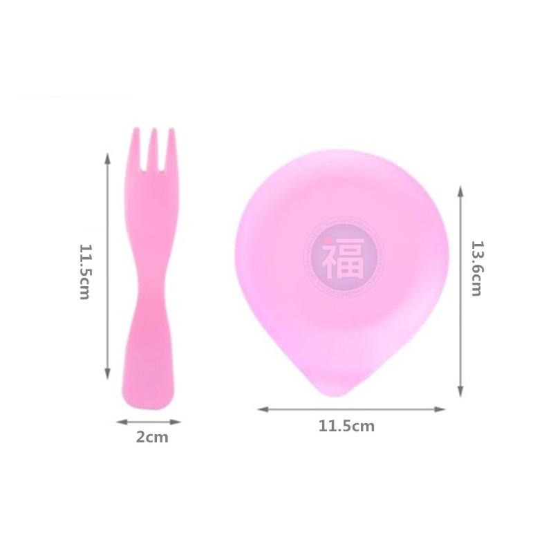 IG網紅款【刀叉盤】高品質 蛋糕 刀叉盤 【粉】(5盤+5叉) 餐具 紙盤 餐具組 蛋糕餐盤 派對慶生 一次性 免洗餐具-細節圖7