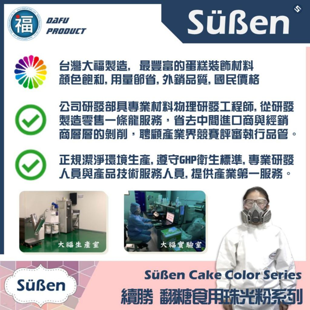 【Suben續勝食用珠光粉】冰晶藍 10ml 檢驗合格 翻糖糖霜星空酒調酒用金粉銀粉wilton惠爾通蛋白粉-細節圖3