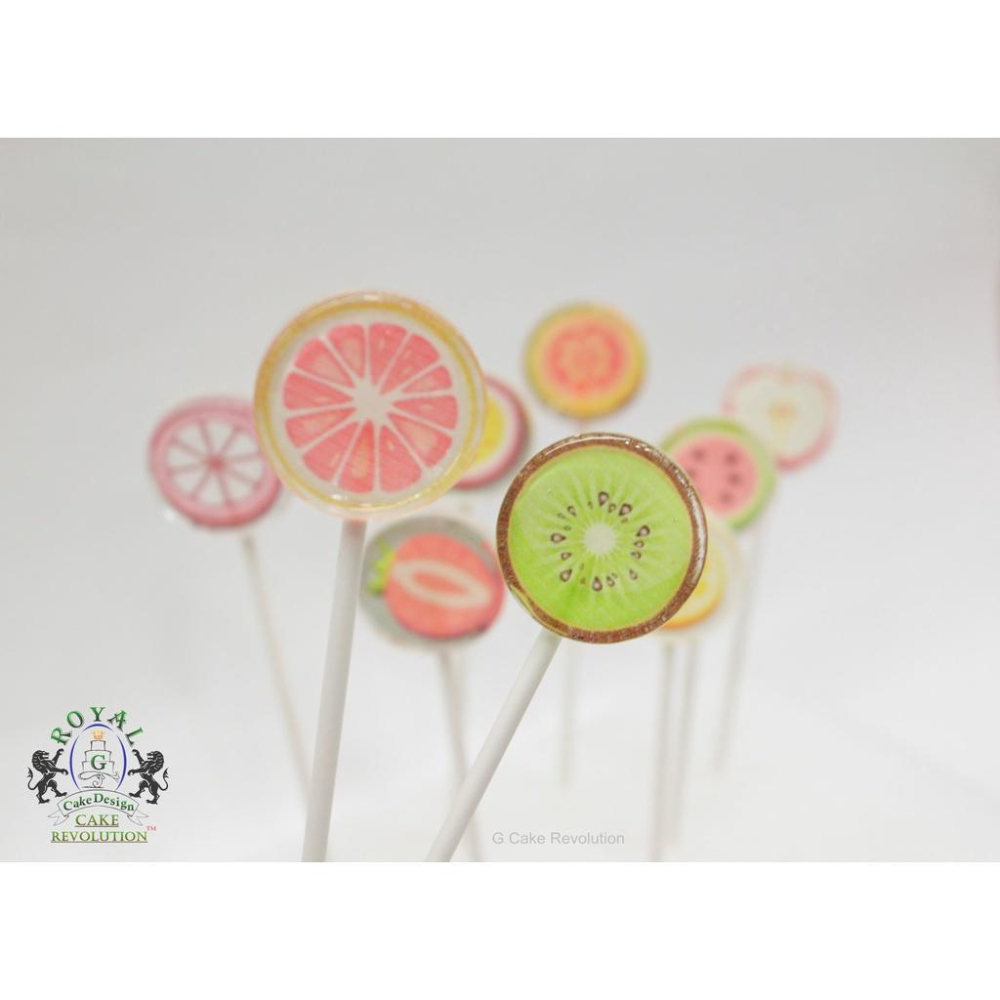 星空 棒棒糖【新年 喜氣小豬】紙模 5cm /3.5cm / 2.5cm 2.8 星球 水晶棒棒糖 威化紙 糯米紙 豬年-細節圖6