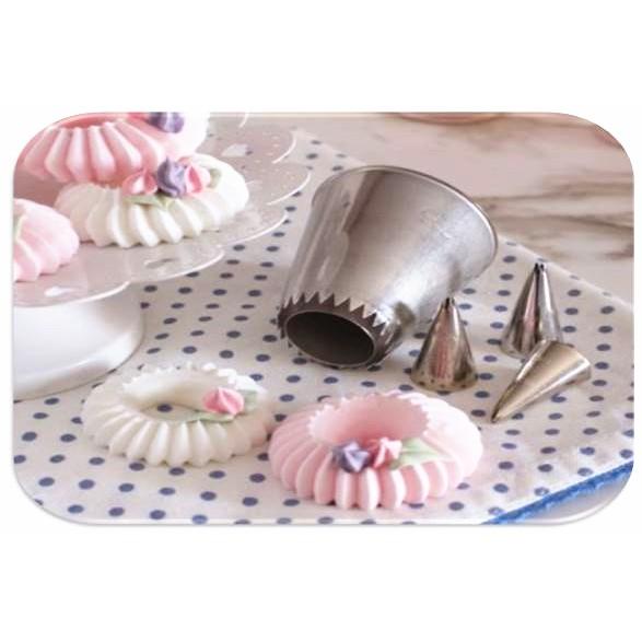 【台灣現貨】【羅米亞花嘴一組2入】造型馬林糖 餅乾 杯子蛋糕可用 羅蜜亞花嘴 羅米亞裱花嘴 羅蜜亞裱花嘴-細節圖4