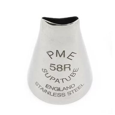 英國正版 PME 花嘴 【#58R】 58R號花嘴 花瓣花嘴 水滴花瓣 玫瑰花 花嘴 右手 Petal-細節圖7