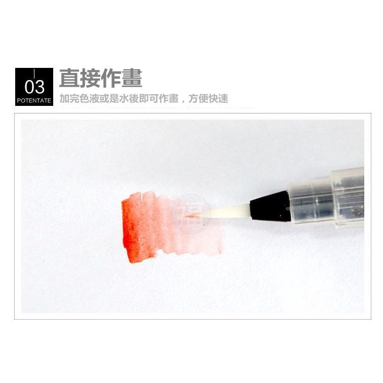 水筆【DIY色素筆】【小】自來水筆 儲水筆 加水筆 參考色粉色膏翻糖蛋糕糖霜餅乾非食用色素筆-細節圖6