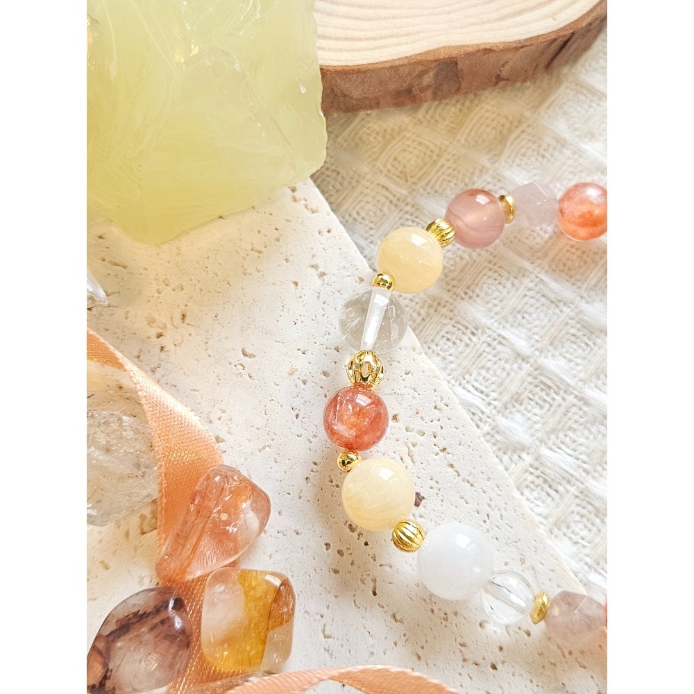 小行星6號•Hebe｜設計款水晶手鍊-細節圖3