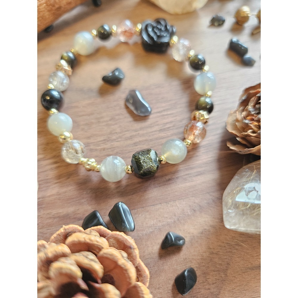 小行星72號•Feronia｜設計款水晶手鍊-細節圖3