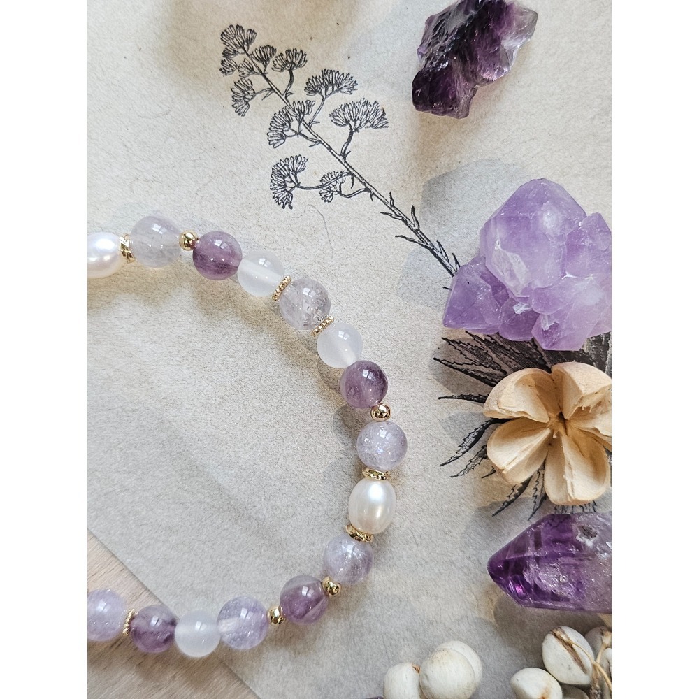 小行星93號•Minerva｜設計款水晶手鍊-細節圖3