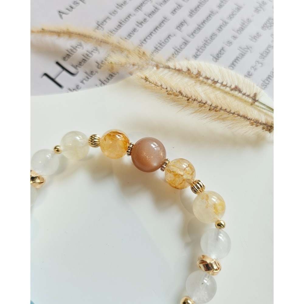 小行星47號•Aglaja｜設計款水晶手鍊-細節圖3