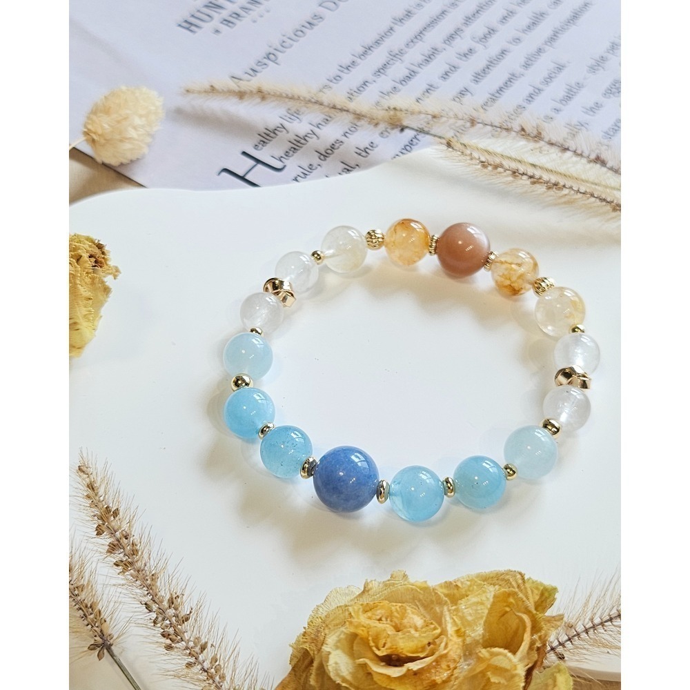 小行星47號•Aglaja｜設計款水晶手鍊-細節圖4