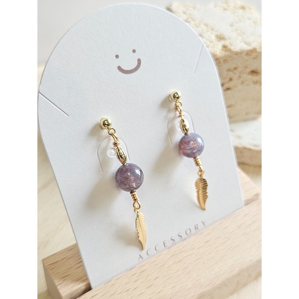 Stardust 002｜星塵系列｜水晶耳飾-細節圖3