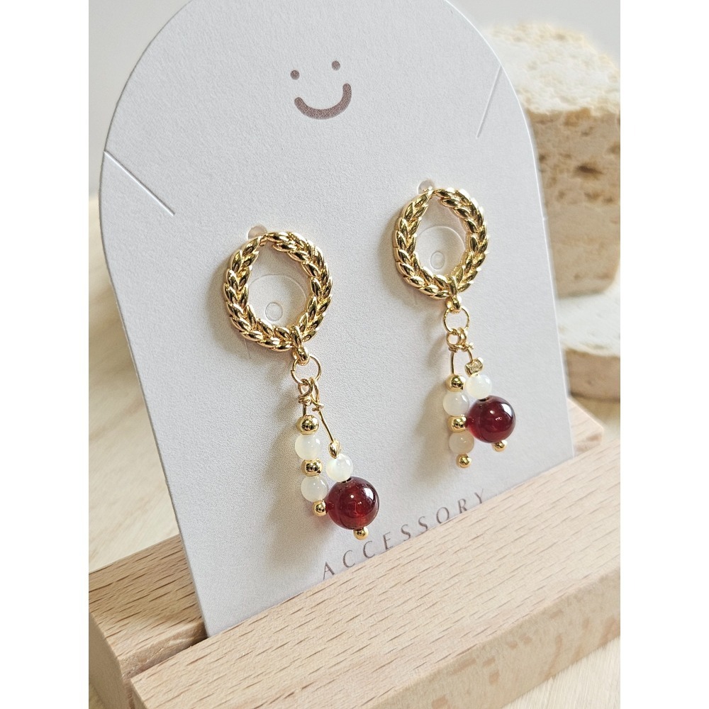 Nebula 001｜星雲系列｜水晶耳飾-細節圖3