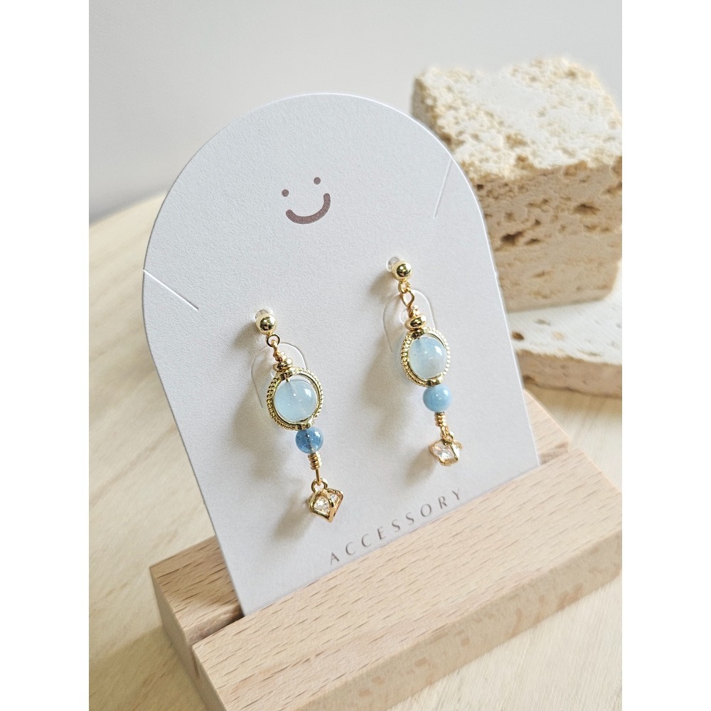 Nebula 002｜星雲系列｜水晶耳飾-細節圖2