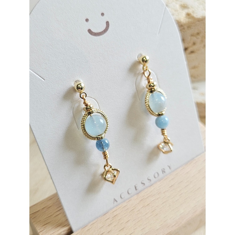 Nebula 002｜星雲系列｜水晶耳飾-細節圖3