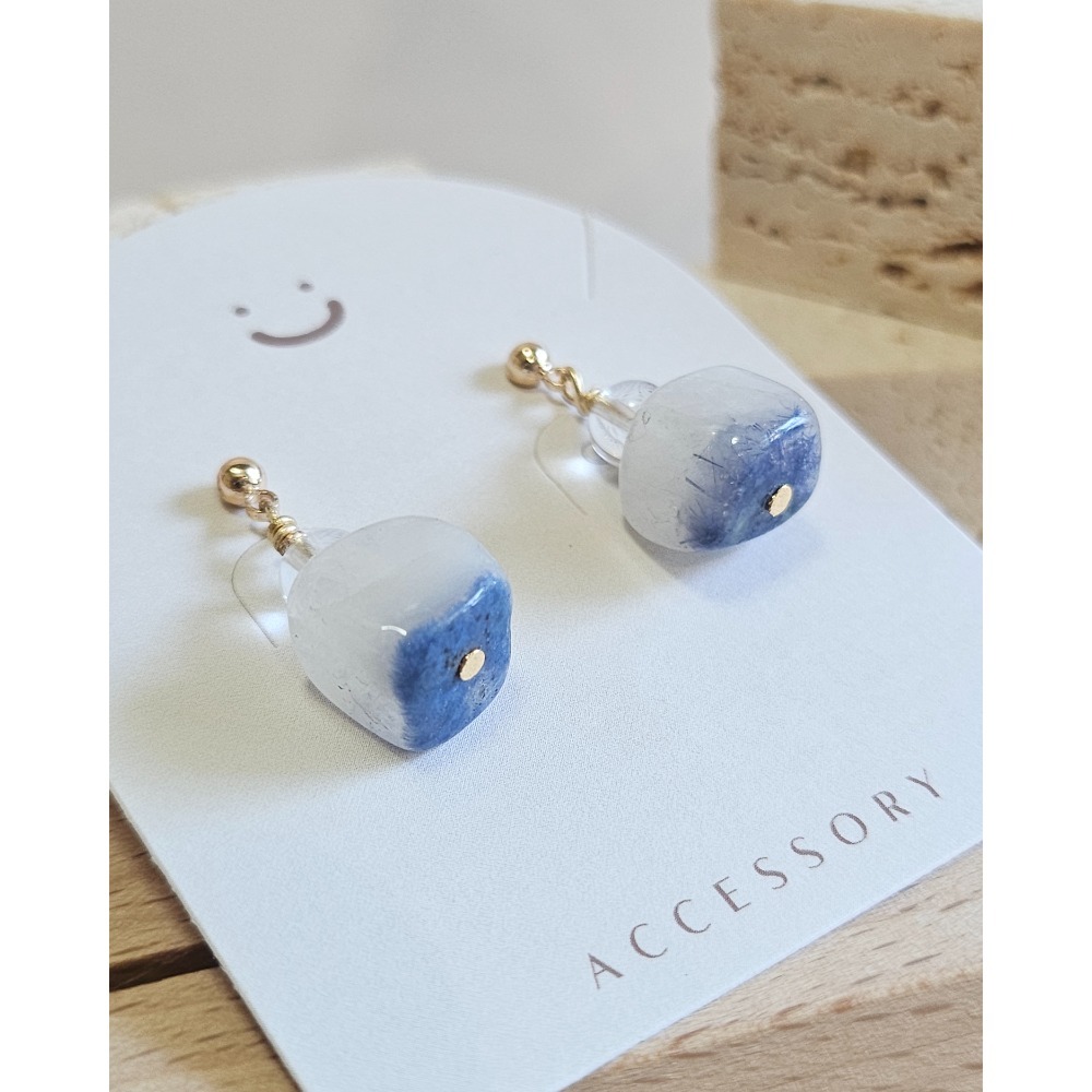 Nebula 005｜星雲系列｜水晶耳飾-細節圖3