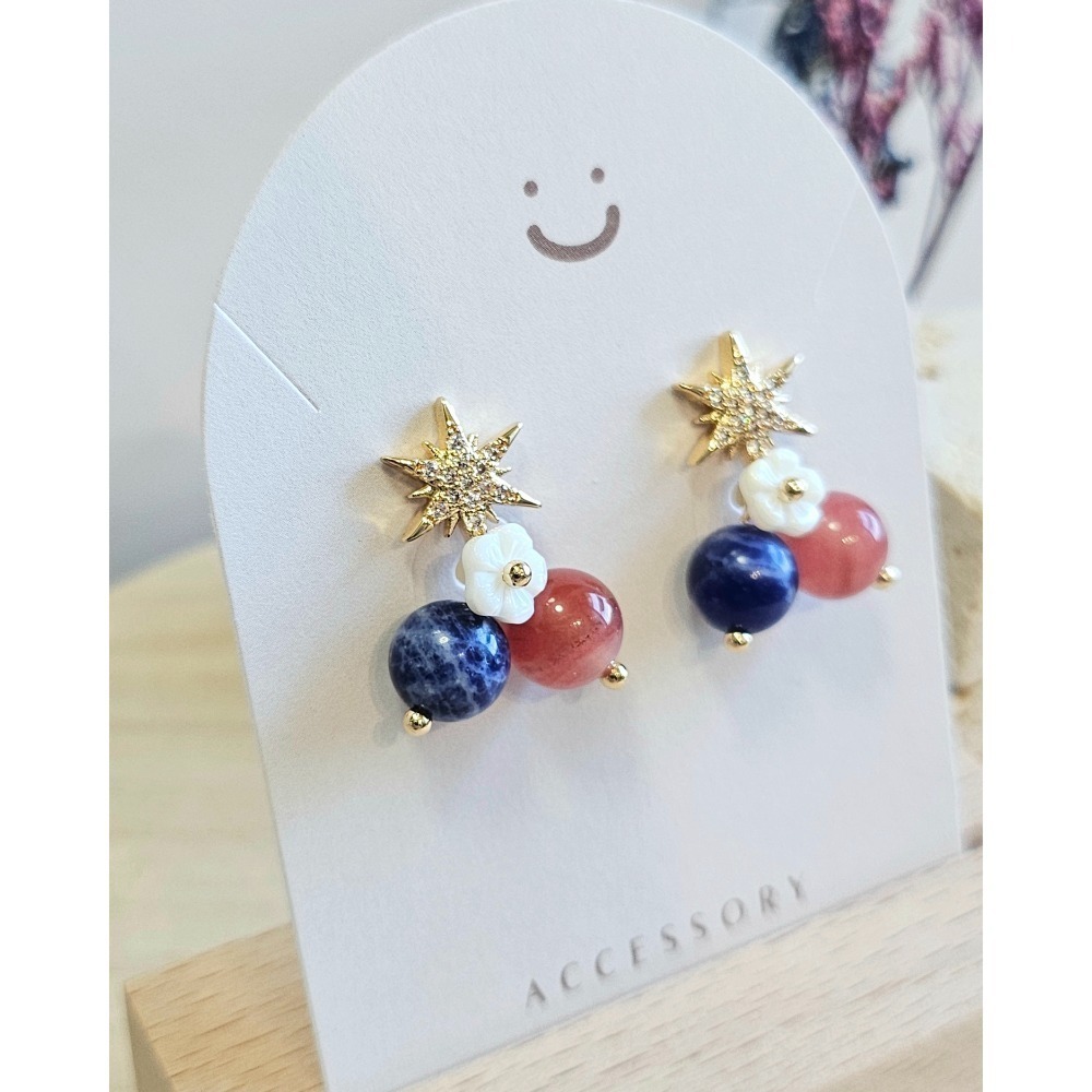 Nebula 006｜星雲系列｜水晶耳飾-細節圖3