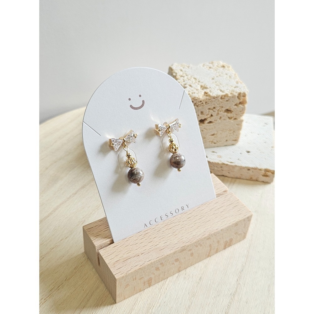 Main Star 004｜主星系列｜水晶耳飾-細節圖2