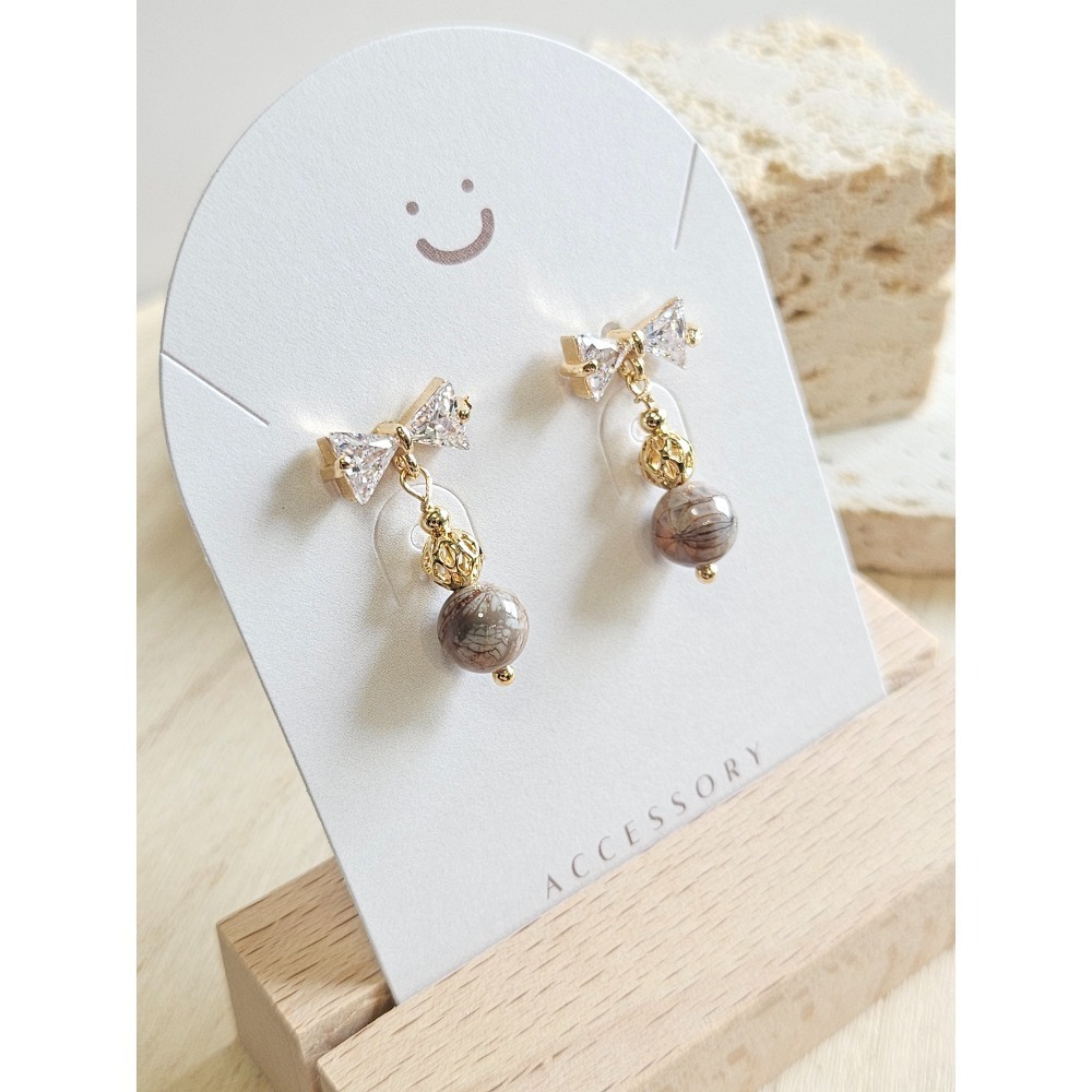 Main Star 004｜主星系列｜水晶耳飾-細節圖3