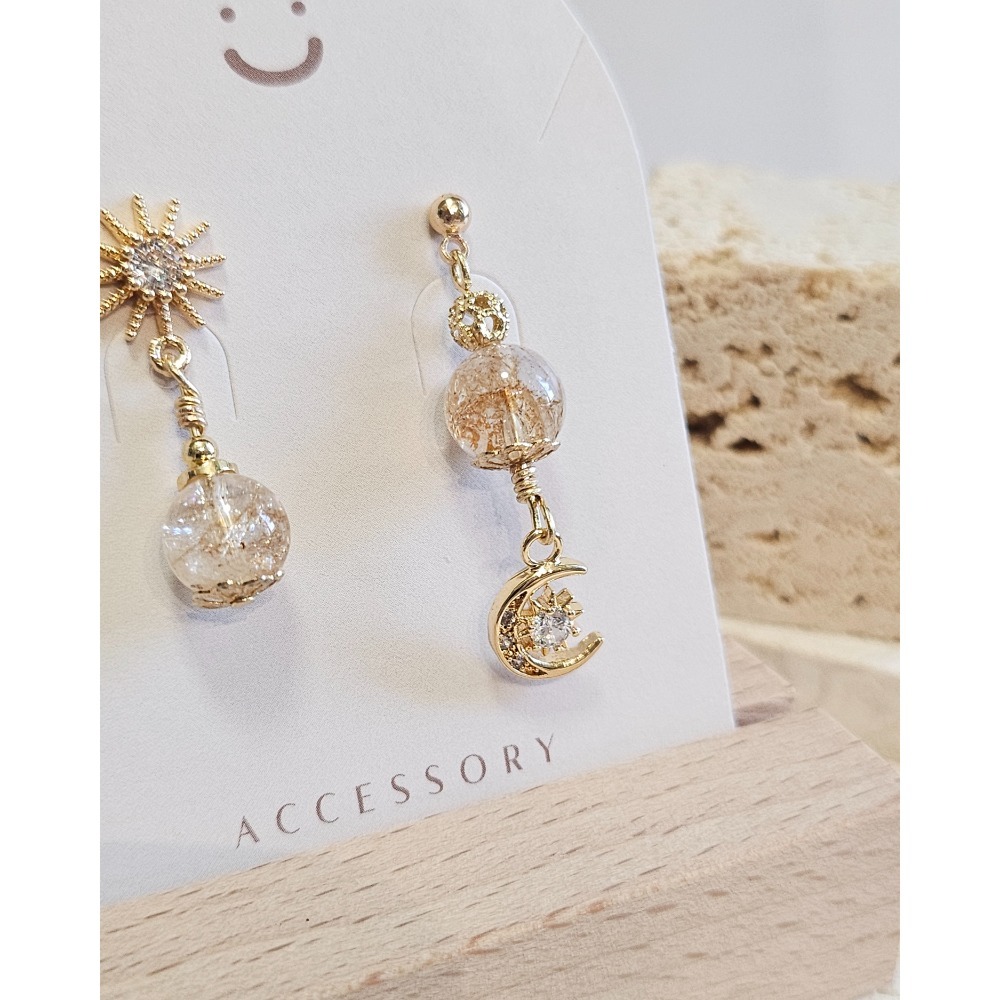 Main Star 009｜主星系列｜水晶耳飾-細節圖3