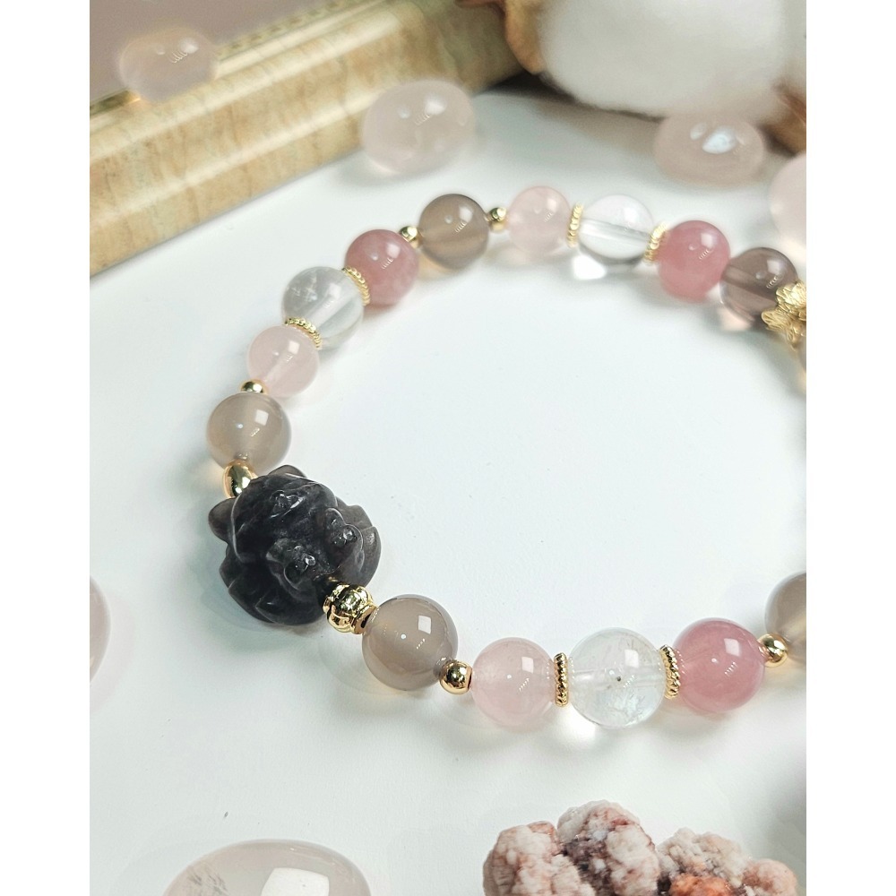 小行星39號•Laetitia｜設計款水晶手鍊-細節圖4