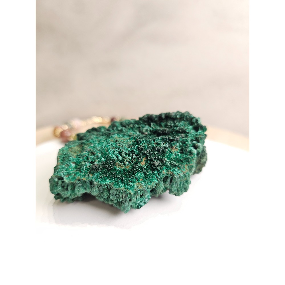 小行星32號夥伴-孔雀石原礦｜水晶原礦-細節圖3