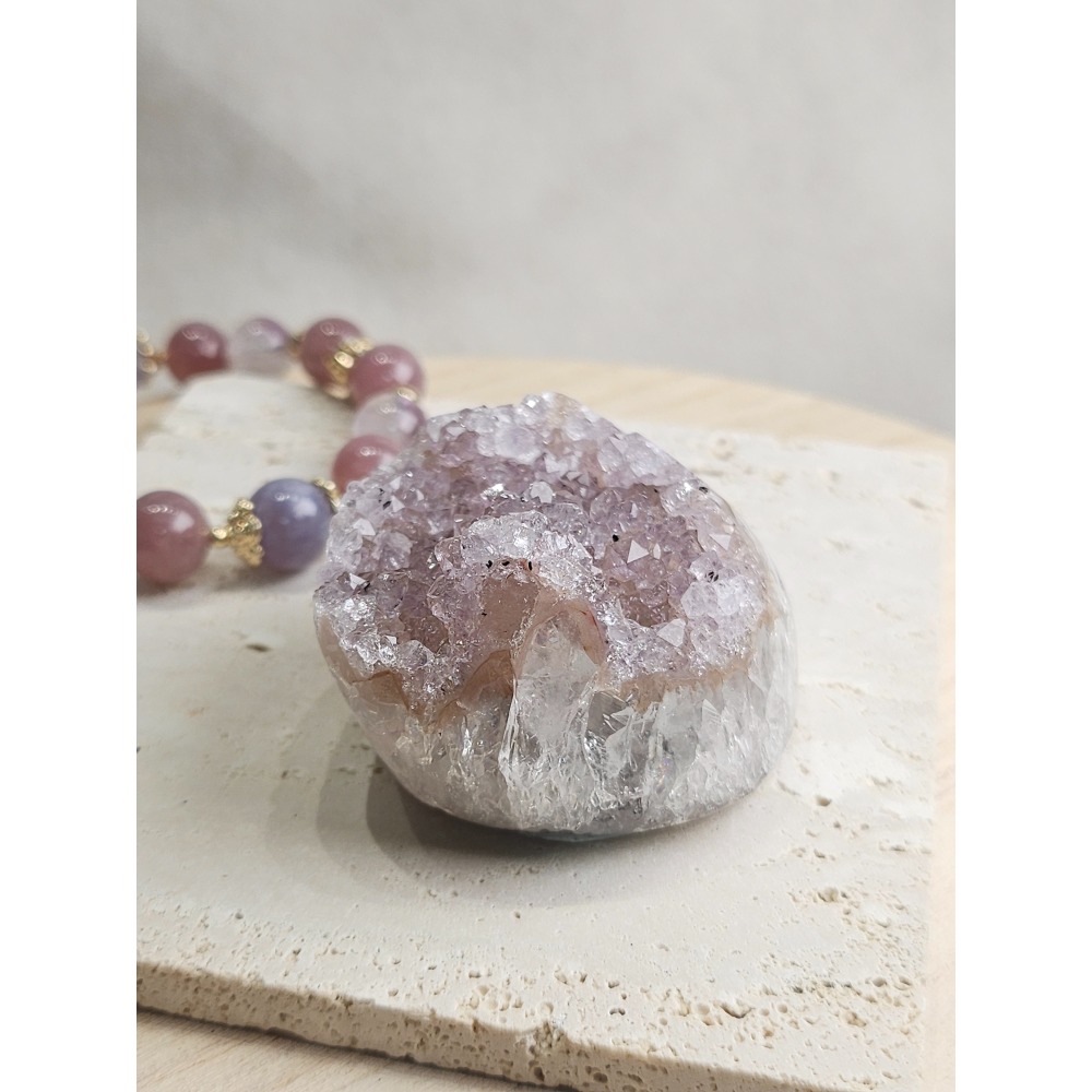 小行星55號夥伴-紫水晶簇｜水晶原礦-細節圖2