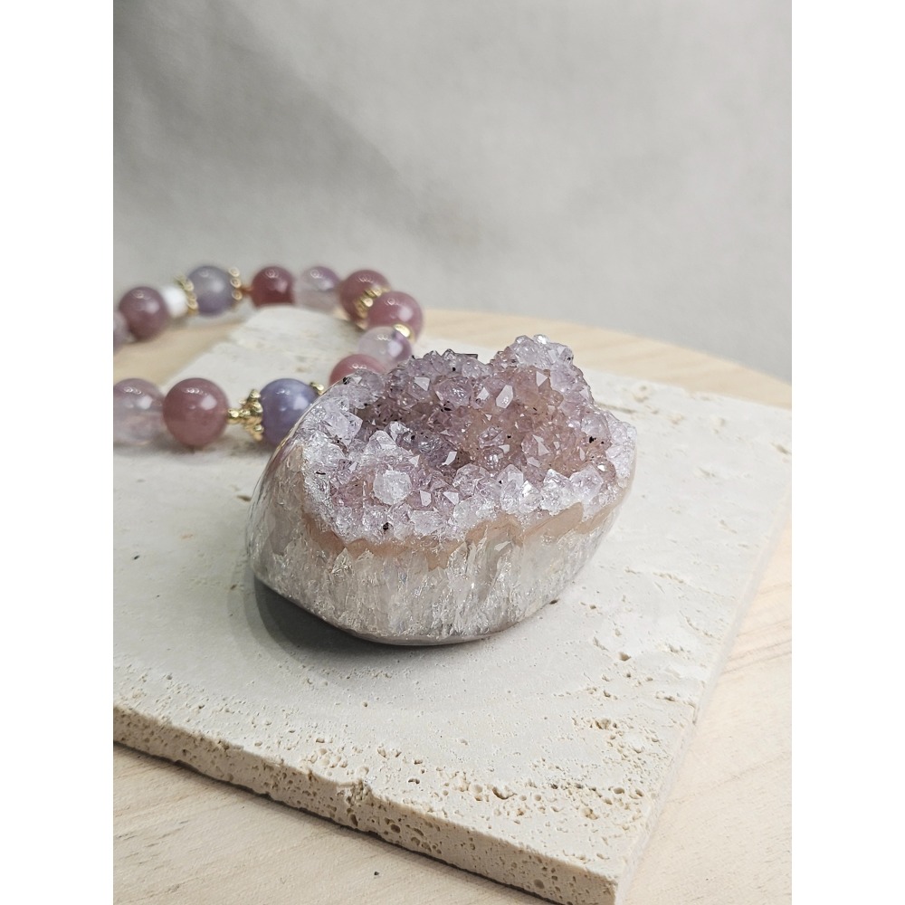 小行星55號夥伴-紫水晶簇｜水晶原礦-細節圖3