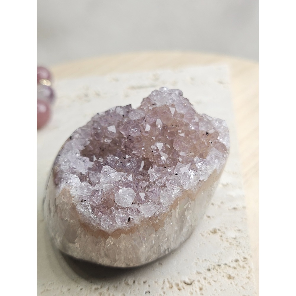 小行星55號夥伴-紫水晶簇｜水晶原礦-細節圖4