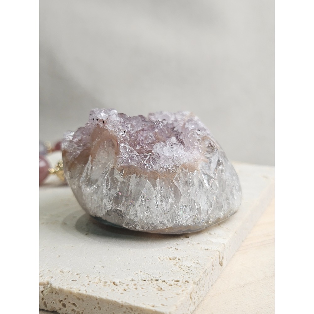 小行星55號夥伴-紫水晶簇｜水晶原礦-細節圖7